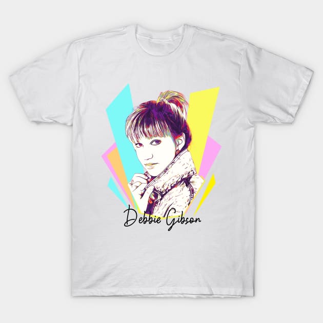 Wpap Pop Art Debbie Gibson 80s T-Shirt by Piomio
